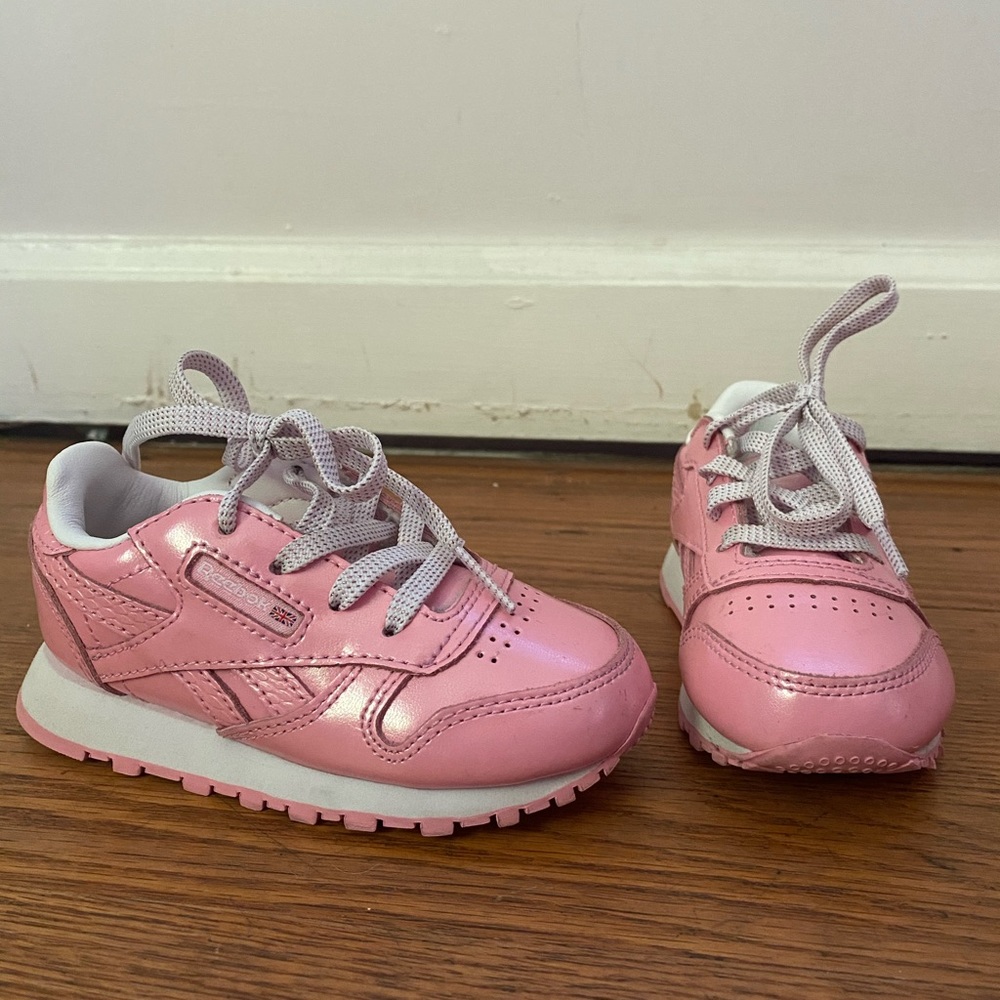Reebok Pink Classic Tennis Shoes- Sz 6